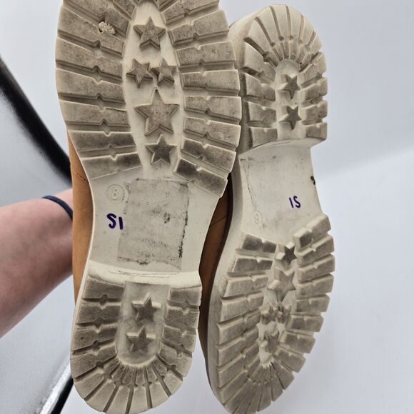 Steve Madden Start Cognac Boots Tan Suede Boots Women's Size 8 -Style# STRT01S1 - Picture 8 of 13